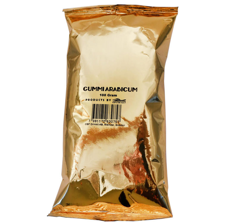 Gummi arabicum För fastare snus