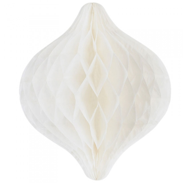 Honeycomb droppe vit