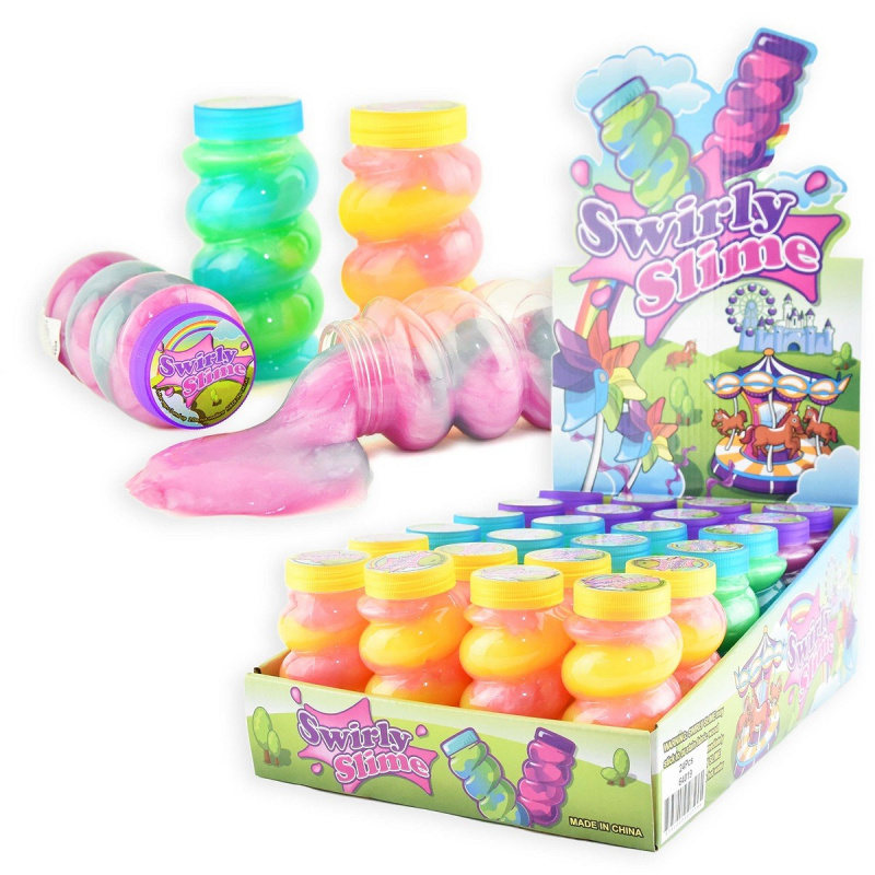 Slime Screw Swirly Rainbow