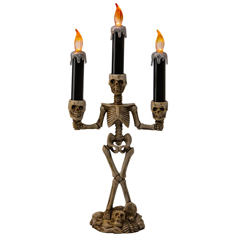 Kandelaber Dödskalle