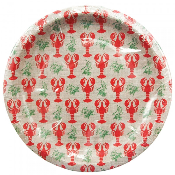 Tallrik kräftskiva 8st