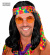 Peruk Hippie Svart Peruk Hippie Svart