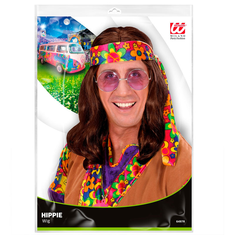Peruk Hippie Brunett