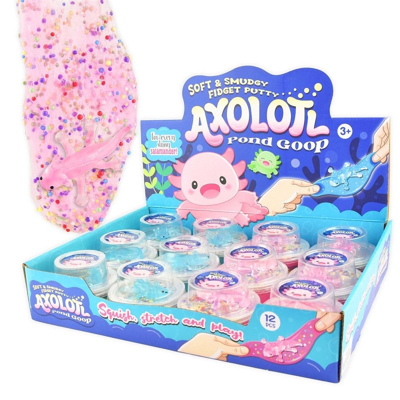 Slime med pärlor och Axelot