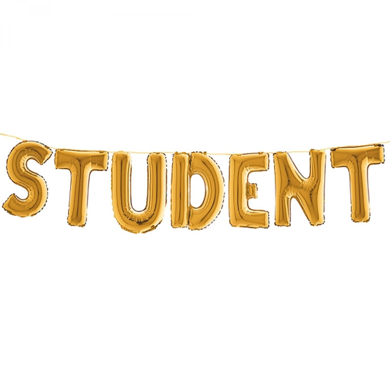 Studentbokstäver Guld