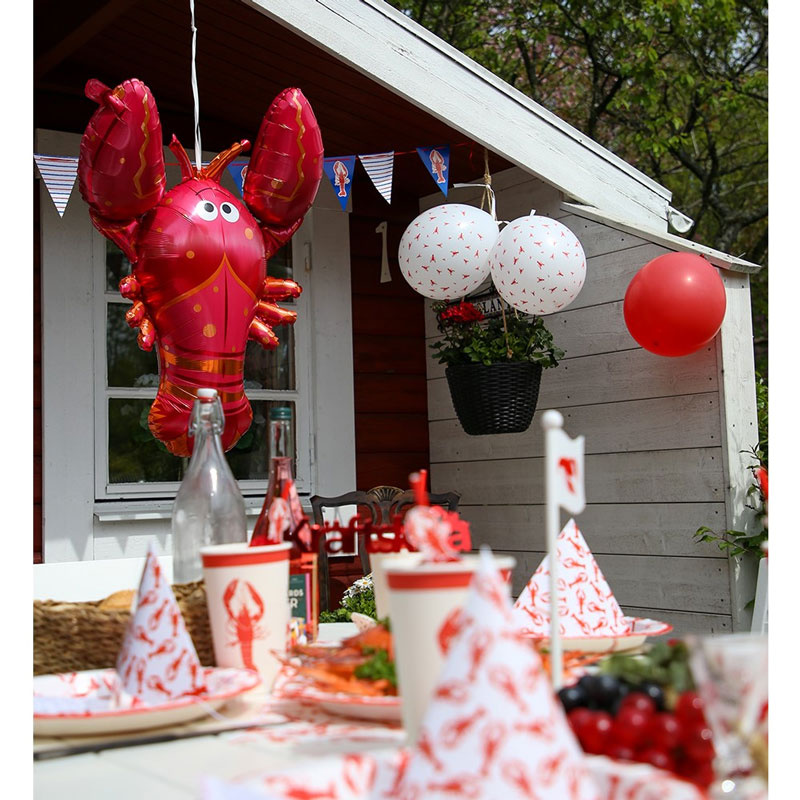 Folieballong Kräftskiva