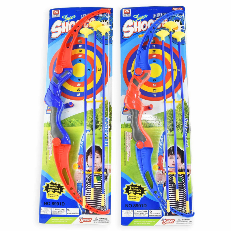 Pilbåge med sugproppar