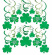 St. Patricks dekoration St. Patricks dekoration