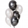 Latexballonger Happy Birthday Svart & Gr
