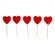 Picks Hjärtan Röd Picks Hjärtan Röd