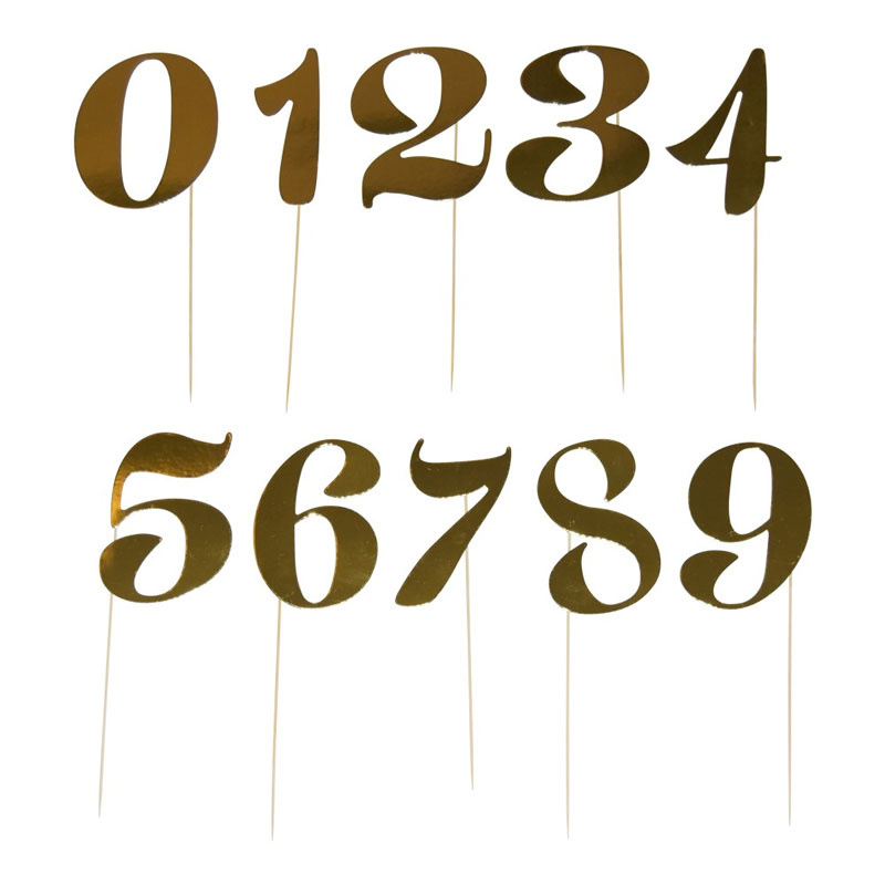 Tårtdekoration Siffror