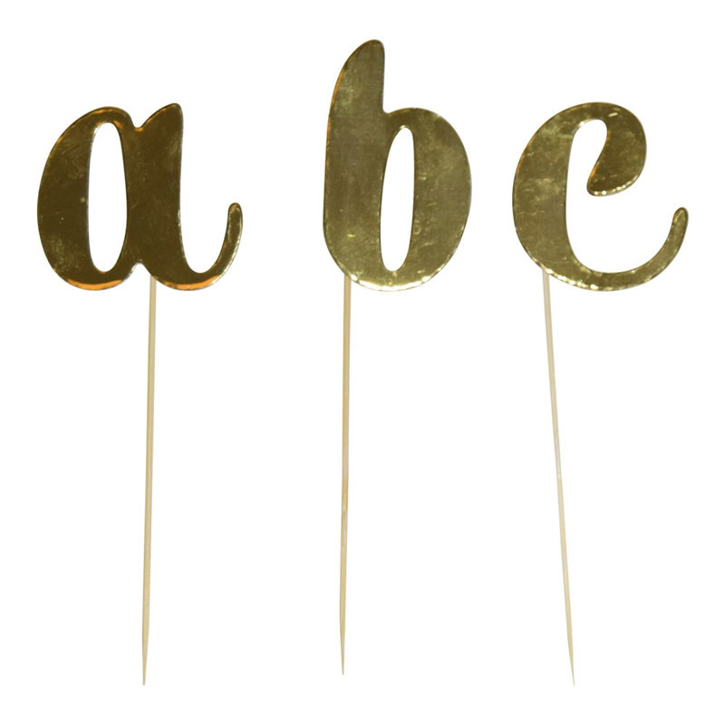 Tårtdekoration Bokstäver