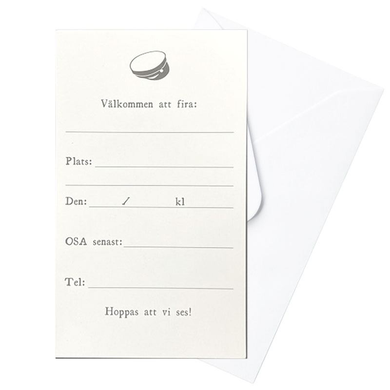 Student Inbjudningskort 6-pack