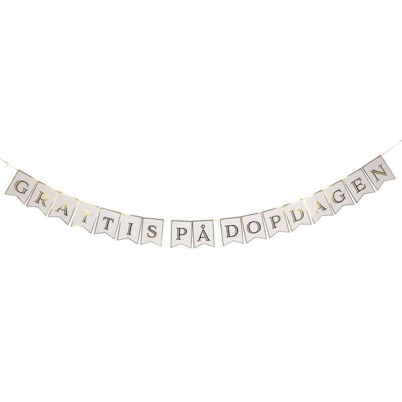 Girlang Grattis på dopdagen