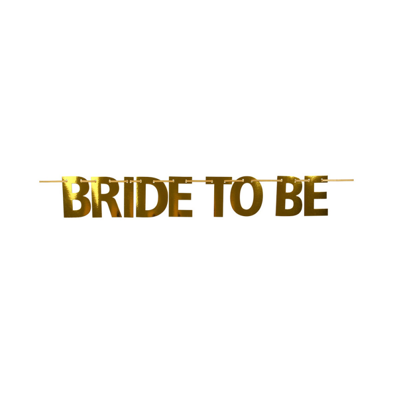 Girlang Bride to Be Guld
