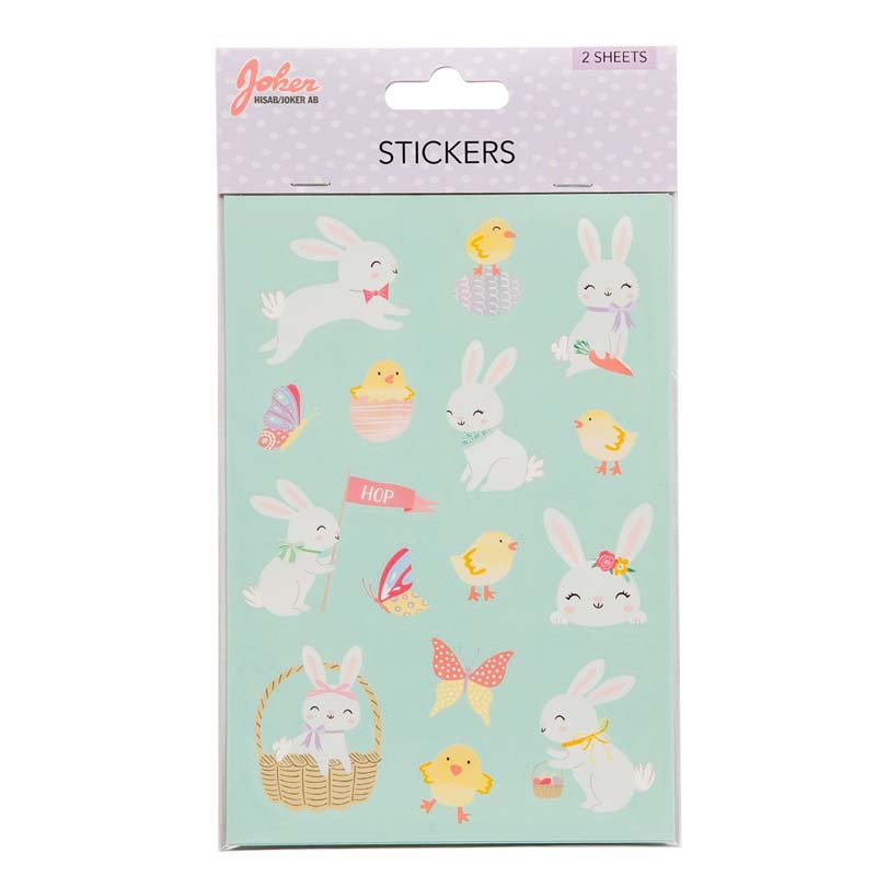 Klistermärken Kaniner Påsk