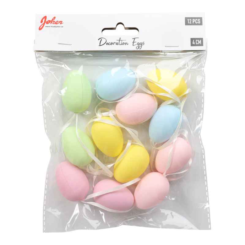 Påskägg Pastell 12-pack