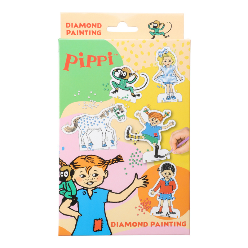 Diamant målning Pippi