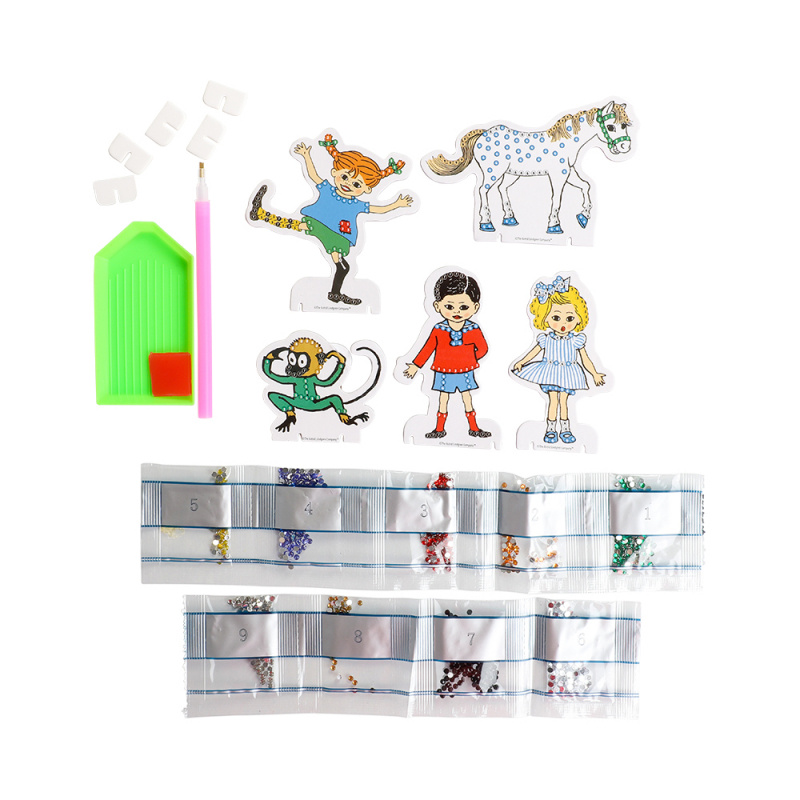 Diamant målning Pippi