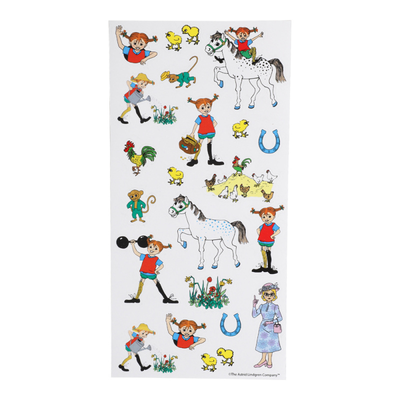 Stickers Påsk Pippi Långstrump 
