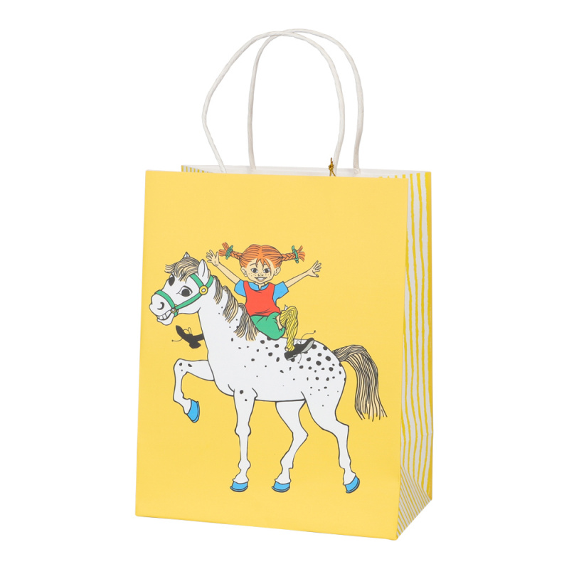 Presentpåse Pippi Gul