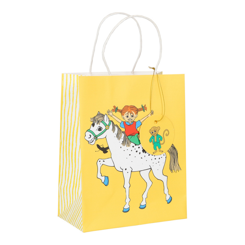 Presentpåse Pippi Gul