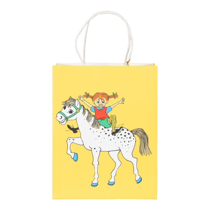 Presentpåse Pippi Gul
