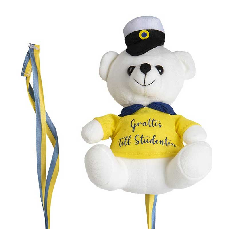 Studentnalle med tröja 