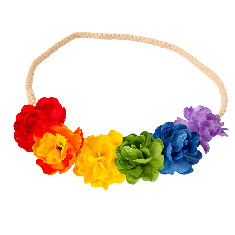 Blomsterkrans Färgglad