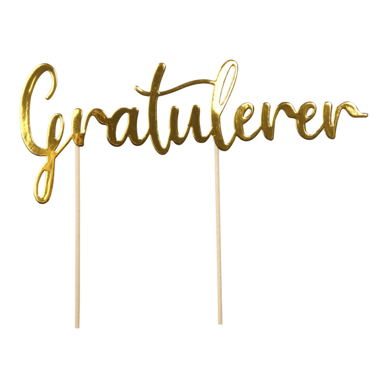 Caketopper Gratulerer Norge