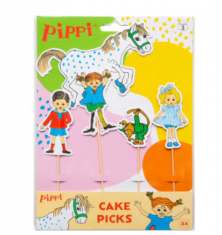 Pippi Cakepicks 4-pack