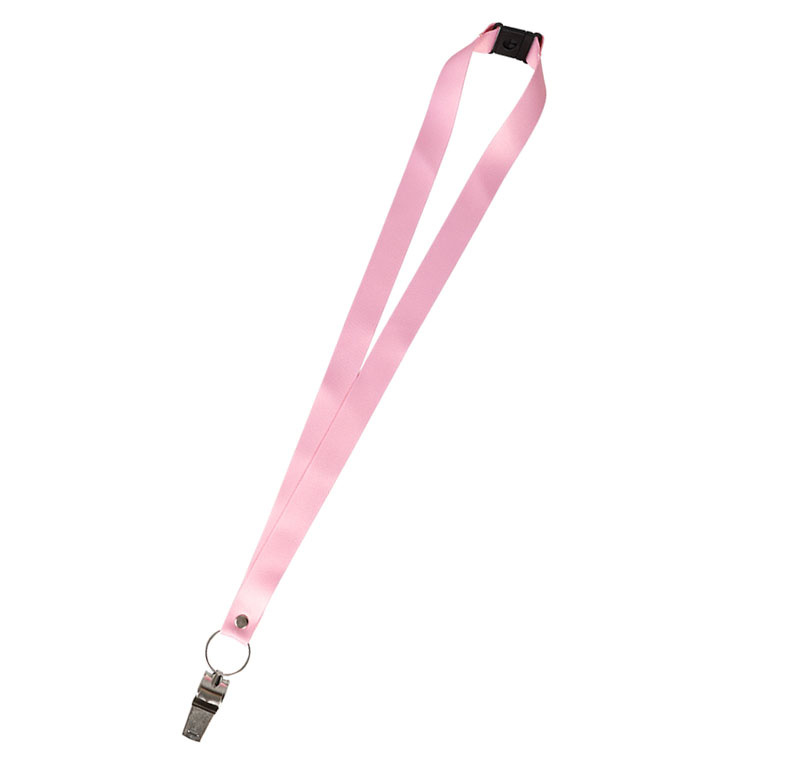 Visselpipa metall med rosa band