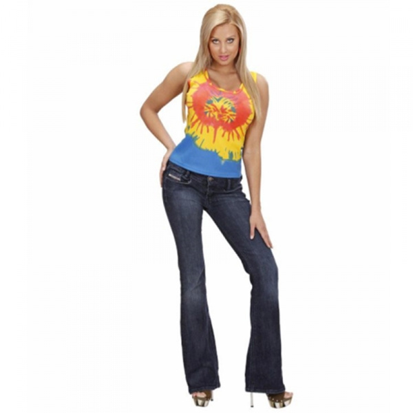 Topp med batikmönster