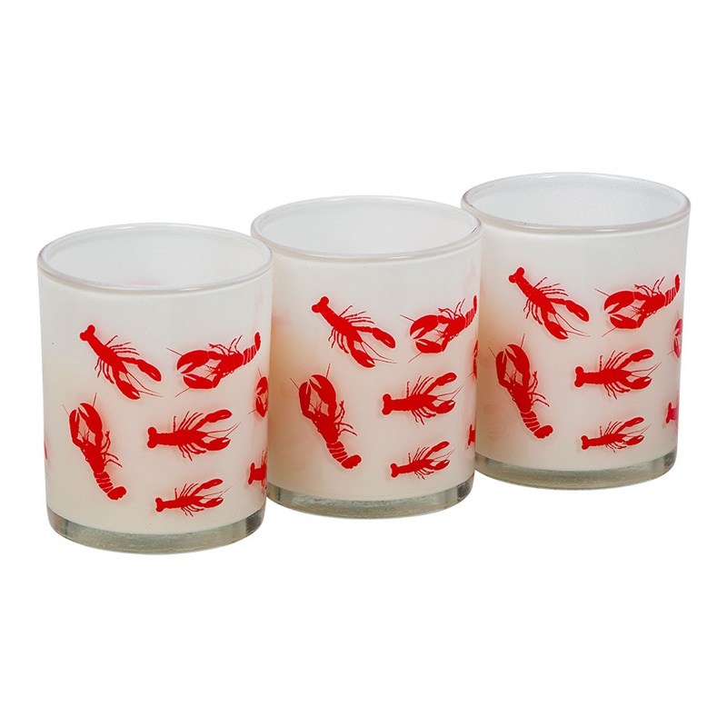 Ljuslyktor kräftskiva 3-pack