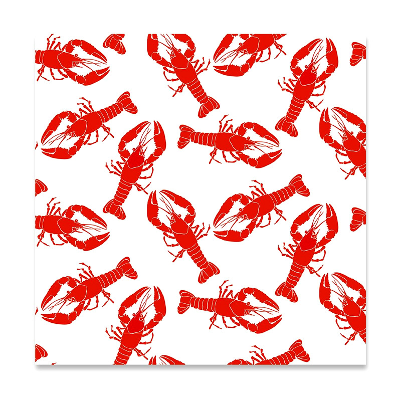 Kräftskiva pappersservetter