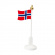 Bordsflagga Norge Bordsflagga Norge