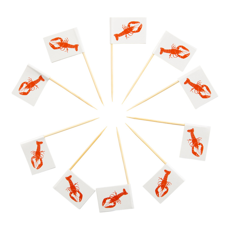 Coctailflaggor Kräftskiva