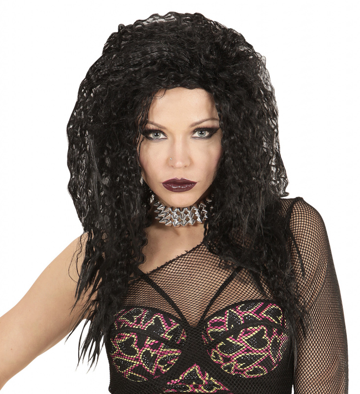 Peruk Hard Rock Svart