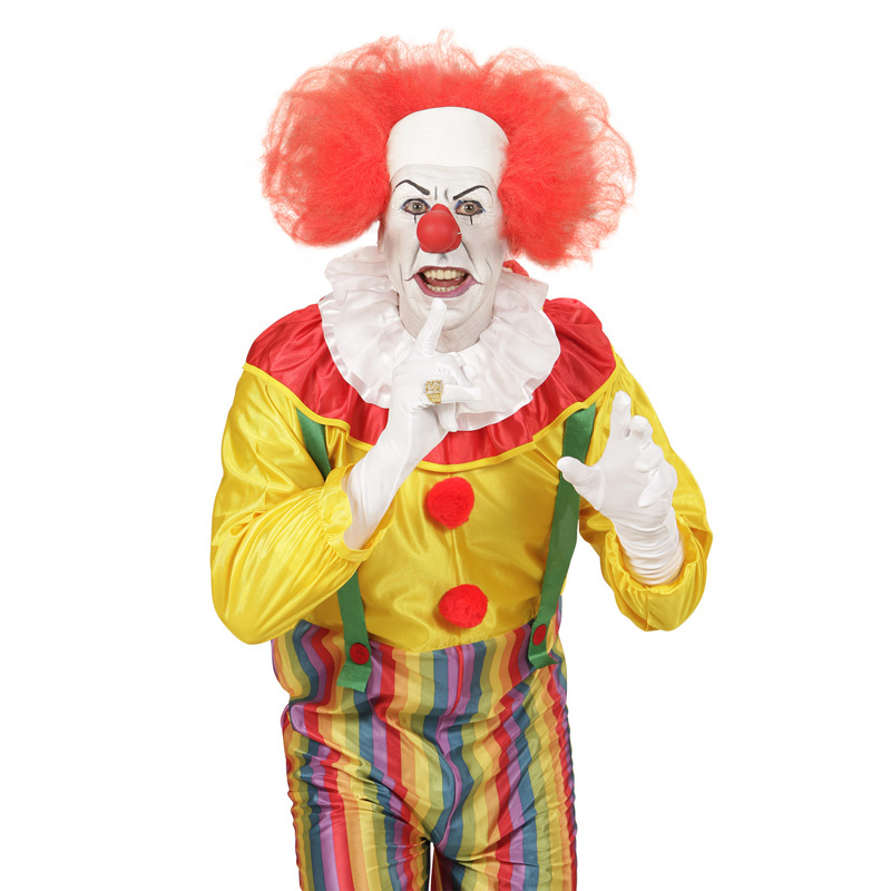 Clown flint rött hår