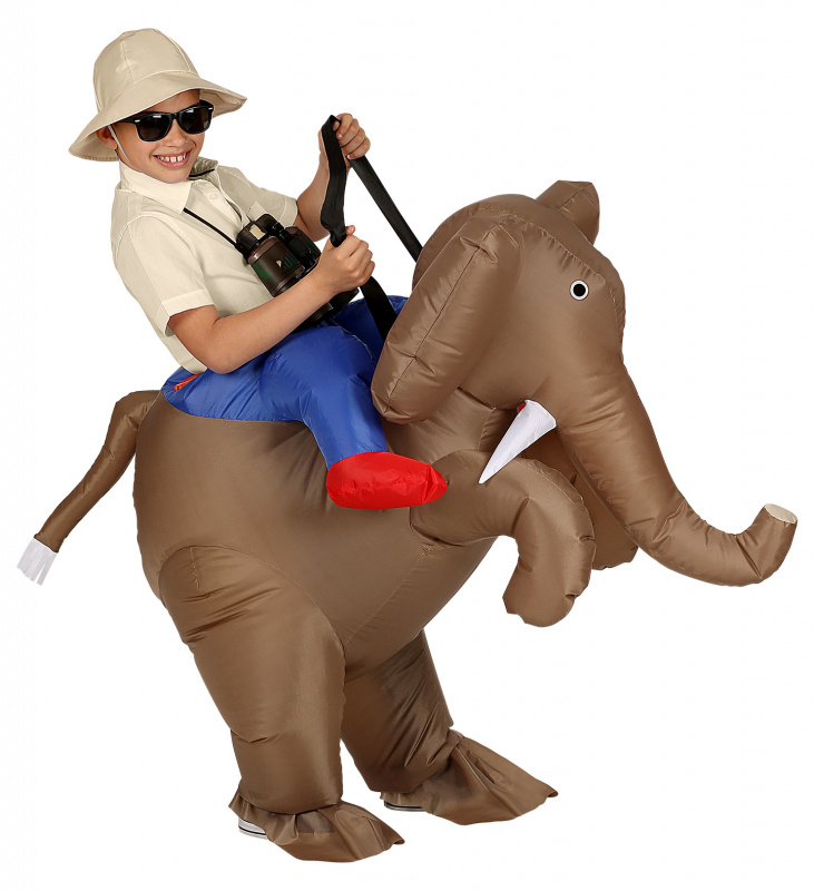 Elefantsafari Maskeraddräkt Barn