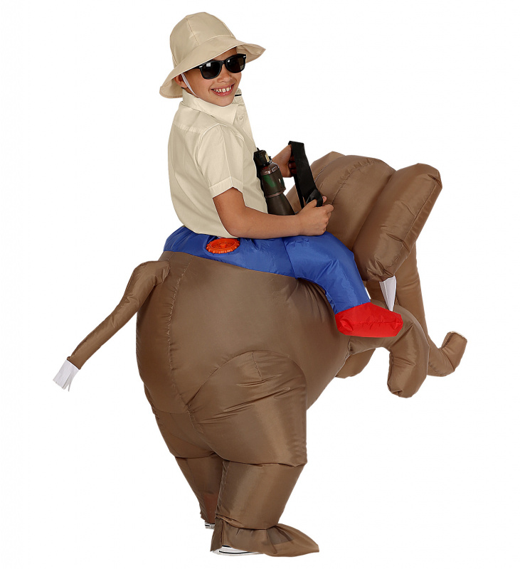 Elefantsafari Maskeraddräkt Barn