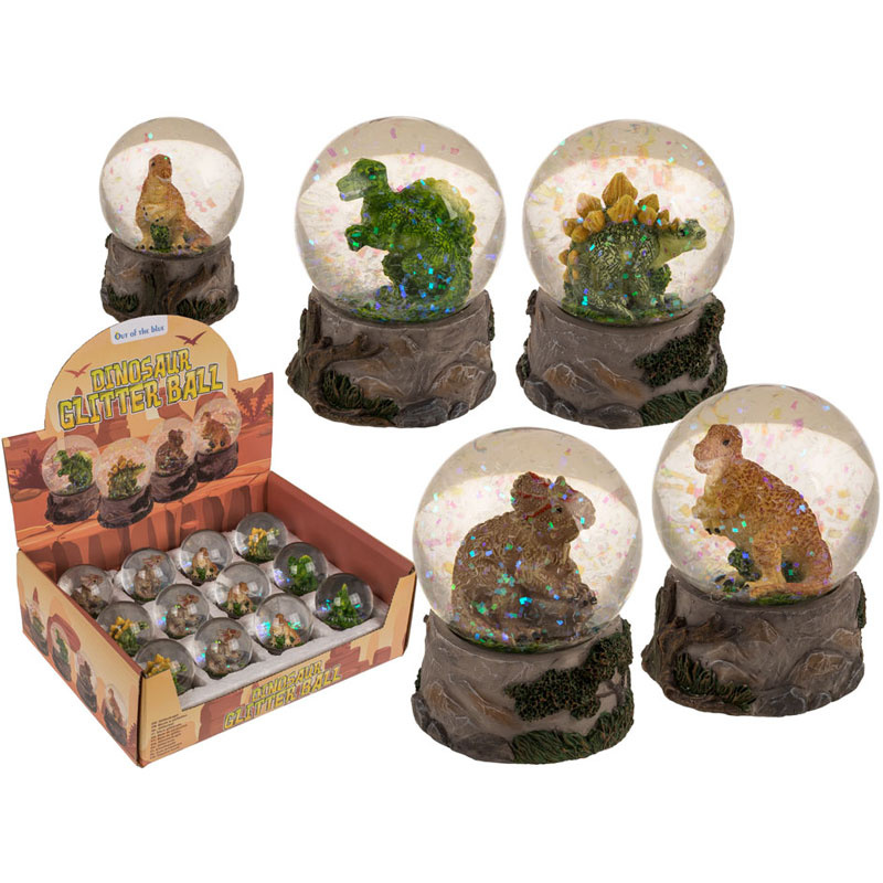 Dinosarie glitter boll