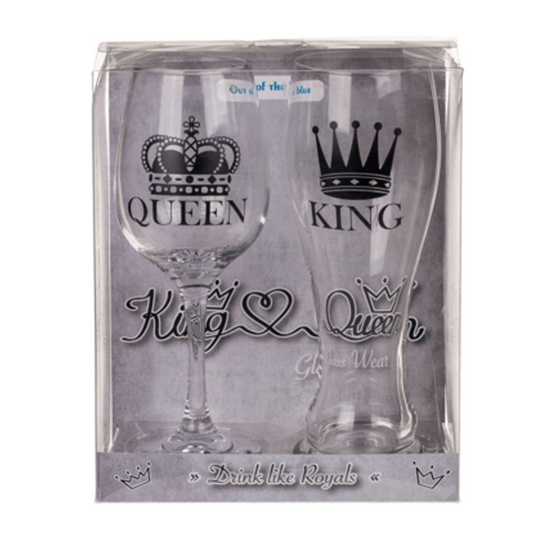 Glas Queen & King 