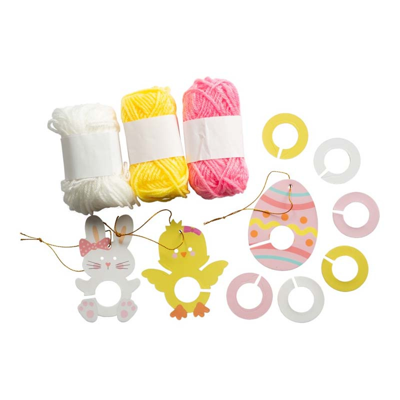 Påskpyssel Pom Poms Kit