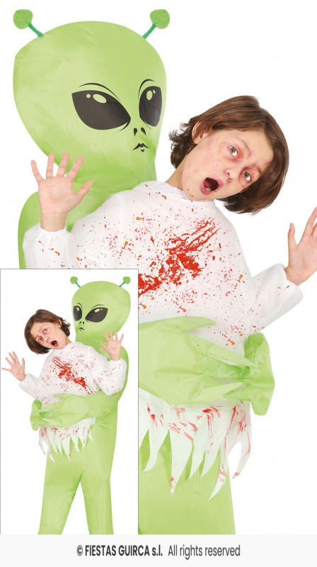 Alien som bär på ett barn