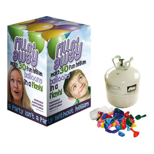 Helium på tub 30 st. ballonger