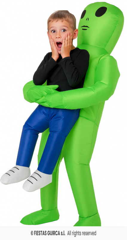 Alien som bär på ett barn