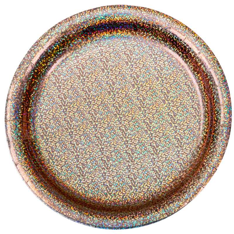 Tallrikar Holografisk Roséguld