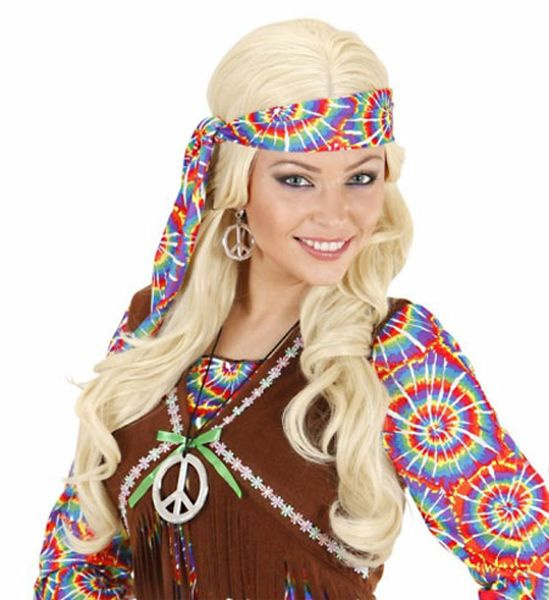 Hippie Peace halsband, örhänge