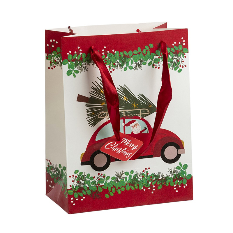 Presentpåse Julmotiv Medium